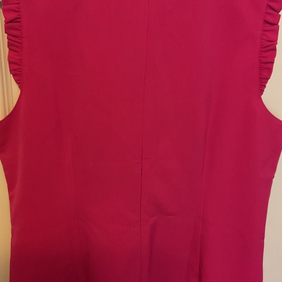 J. Crew Factory Fuchsia Ruffle Mini Dress - Picture 3 of 7